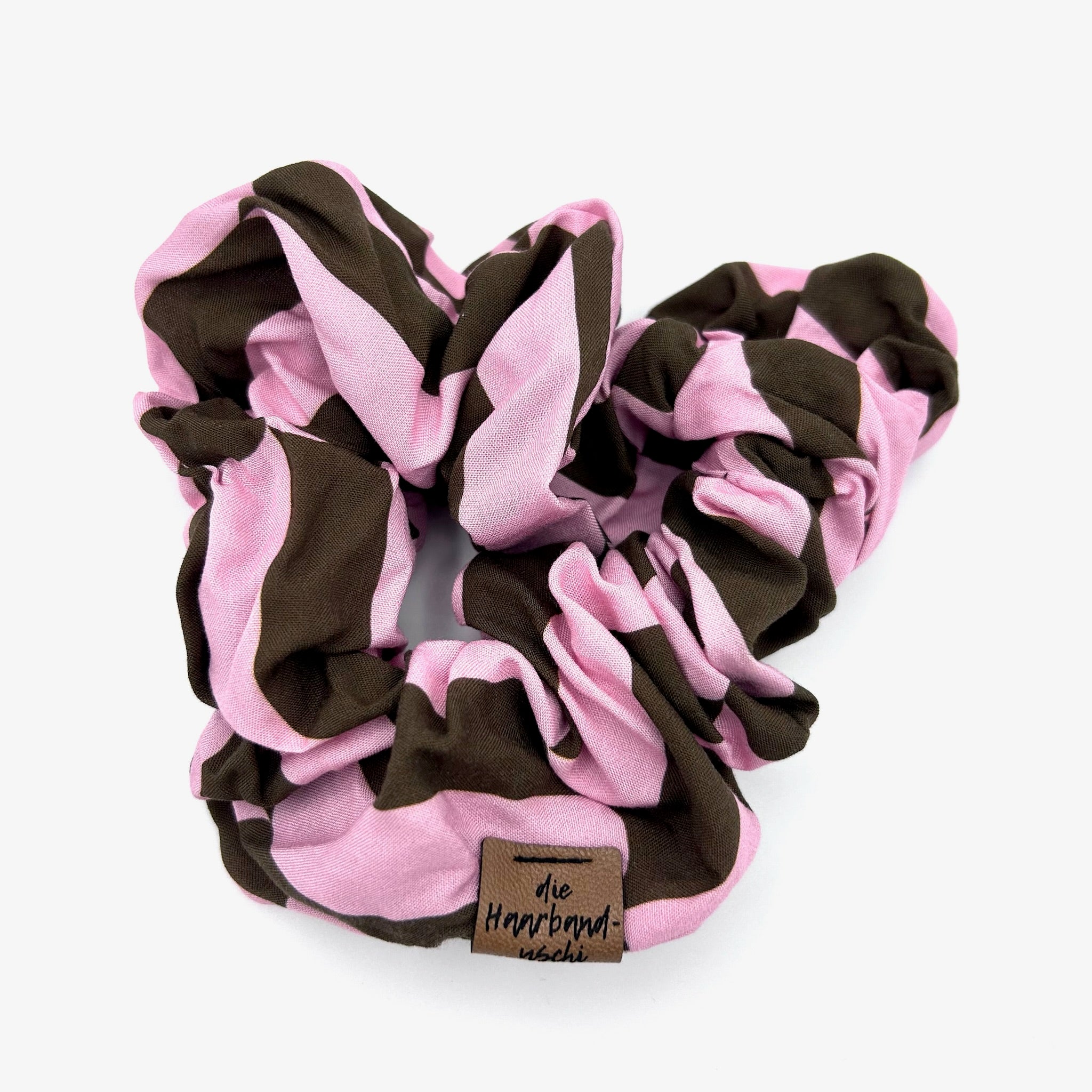 Scrunchie - Candy Lines Olive