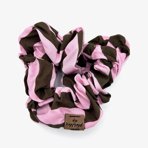 Scrunchie - Candy Lines Olive