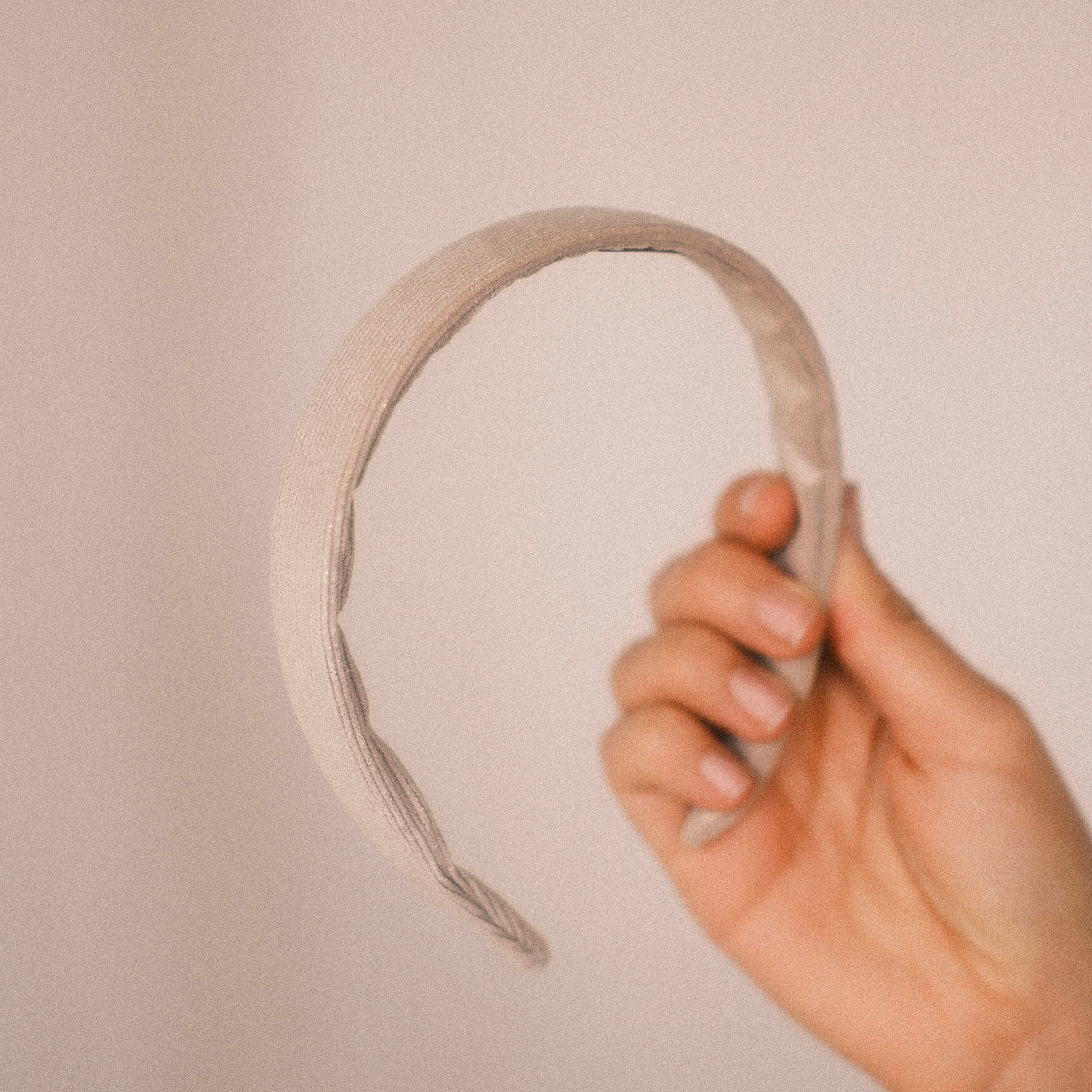 Anna -Glitzer Beige Cord