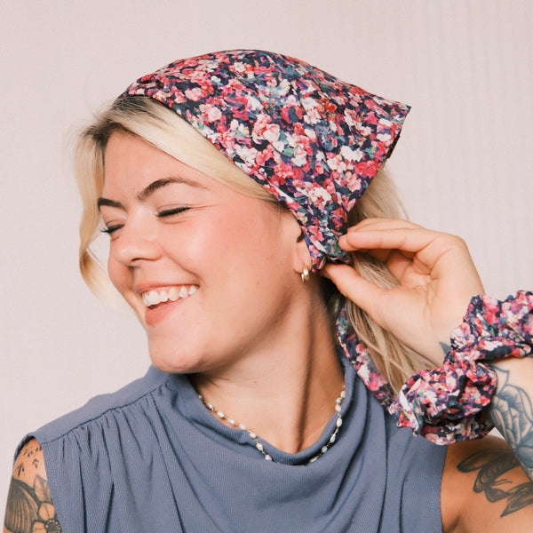 Big Scrunchie - Sparkle Flower