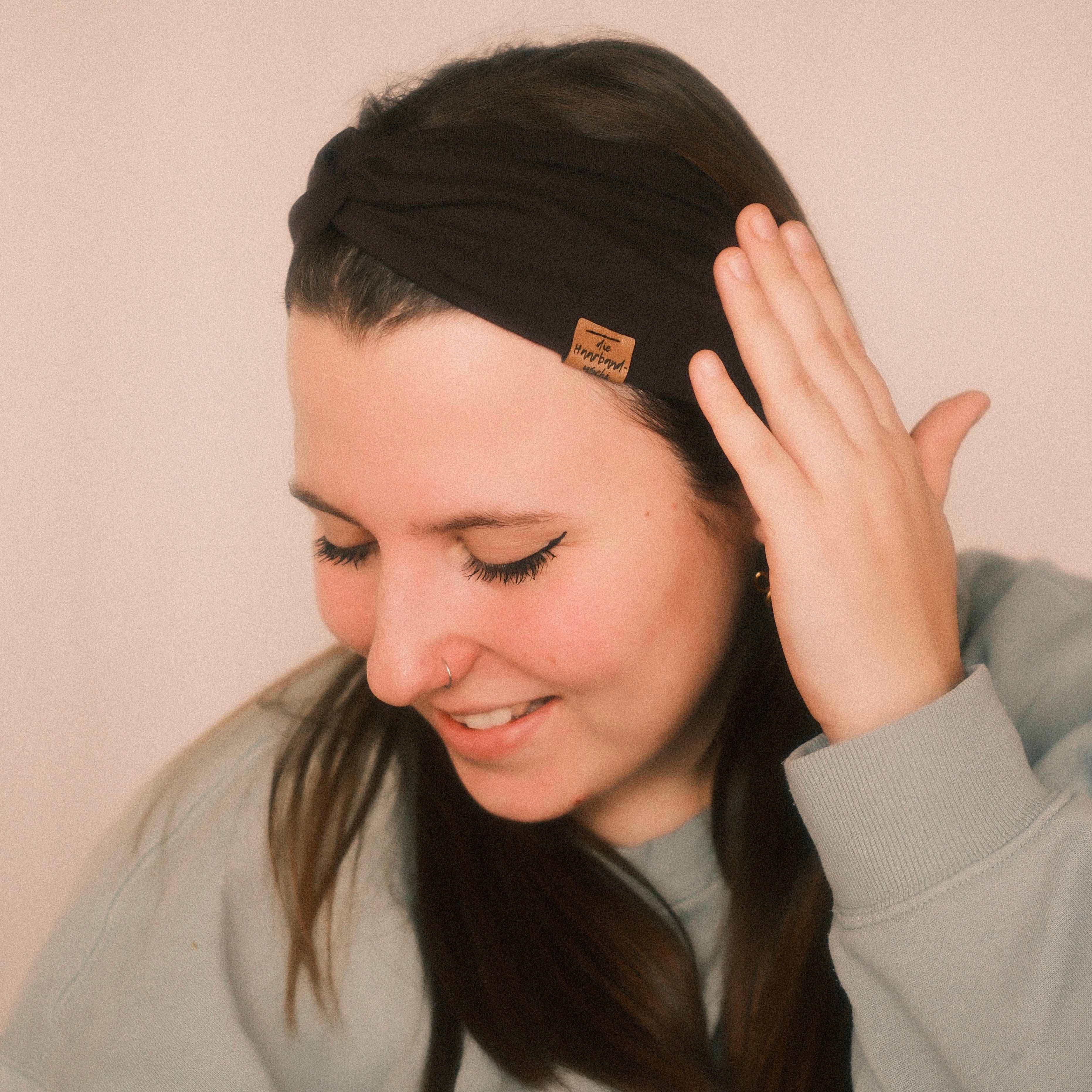 Basic Haarband - Choco