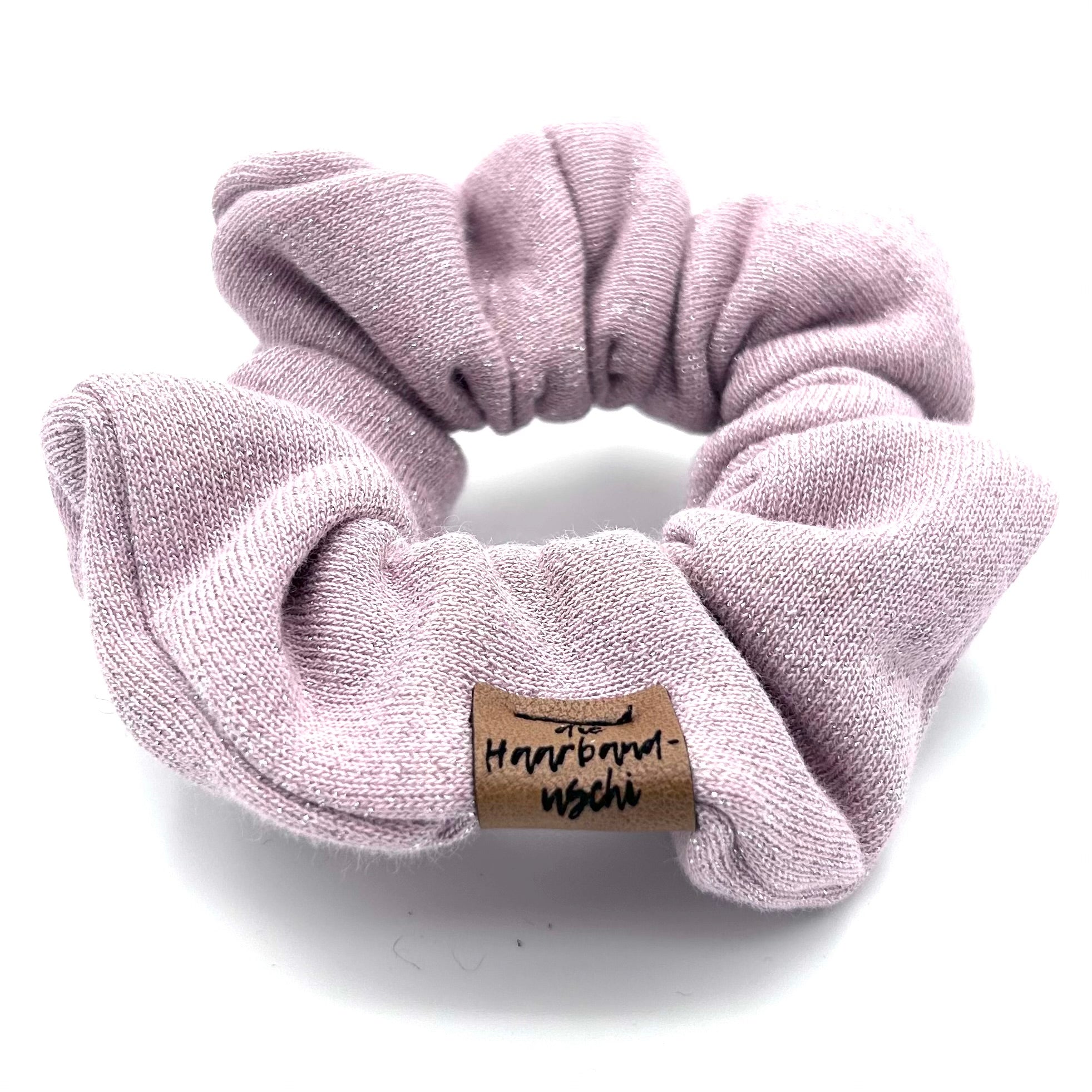 Scrunchie - Glitzer Hellrosa