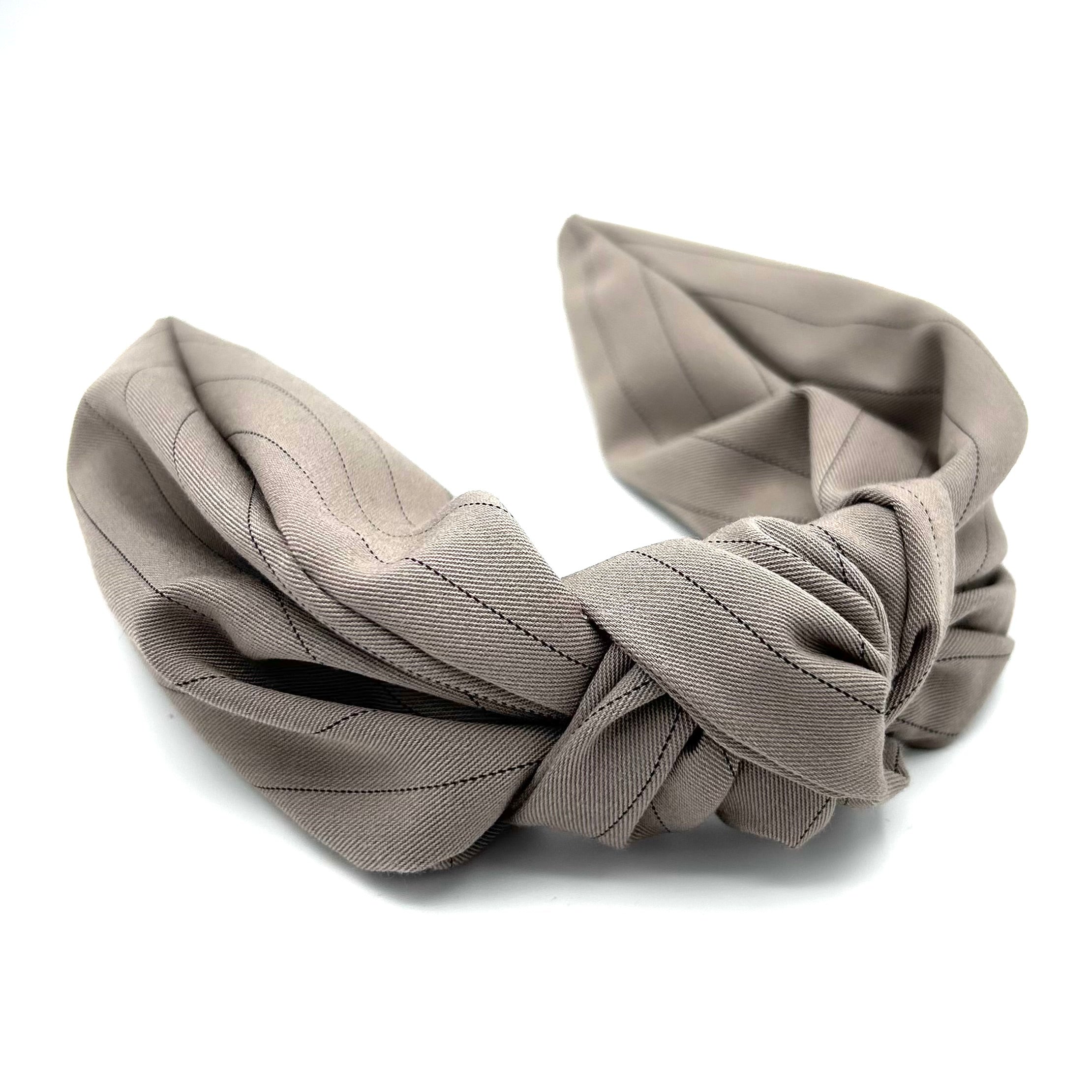 Frieda - Nadelstreifen Taupe