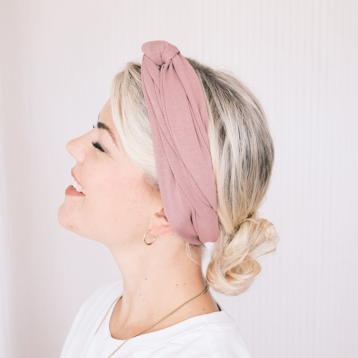 Drahthaarband breit - Rosa