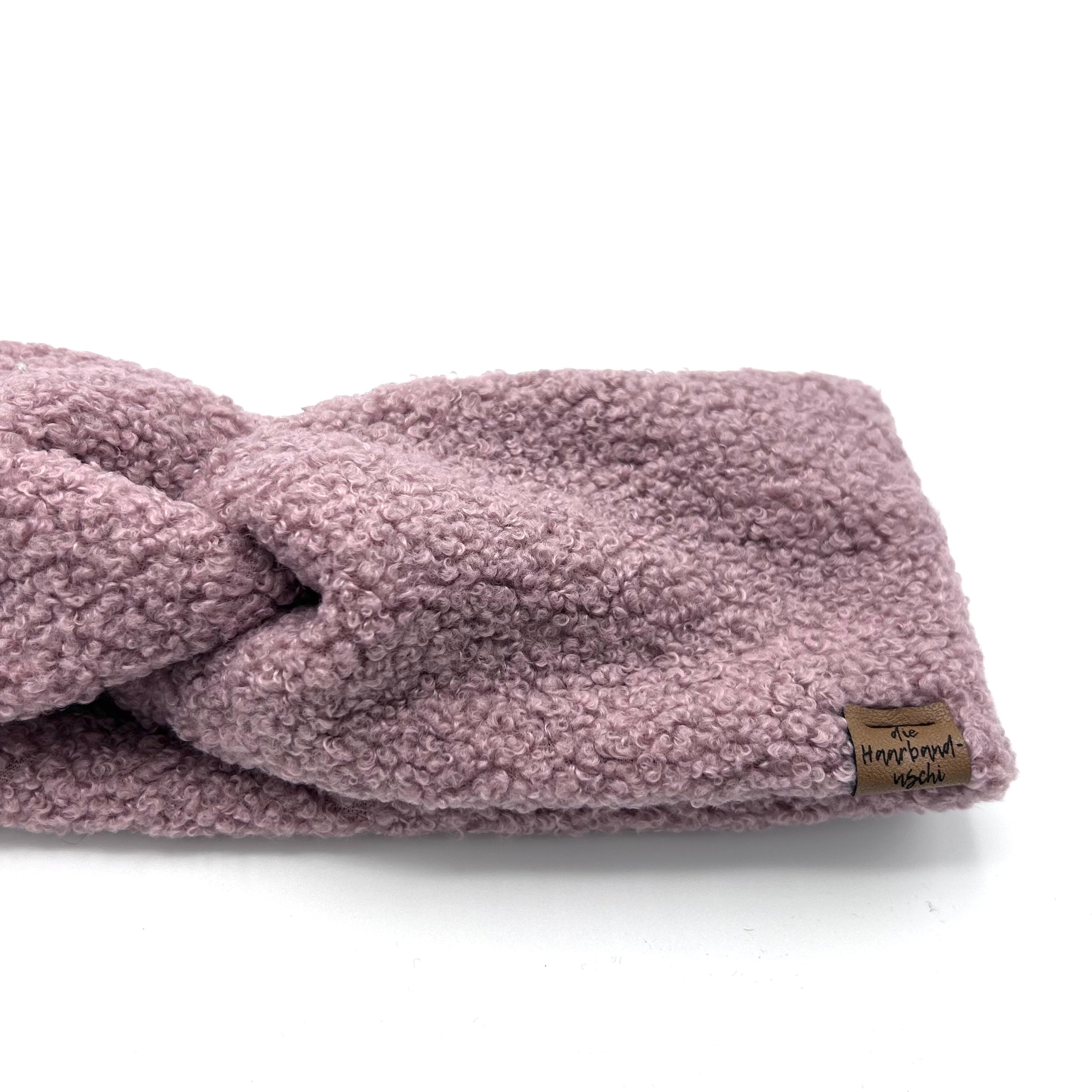 Basic Haarband - Teddy Frozen Rosé