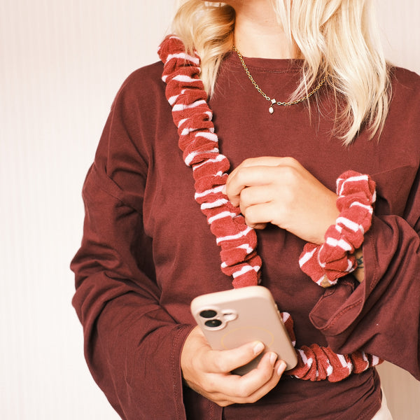 Handykette - Frottee Beere