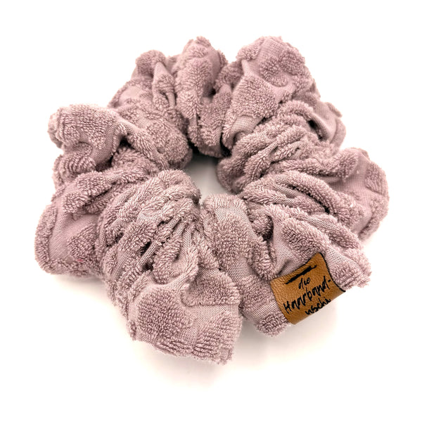 Scrunchie - Frottee Leo Rosa