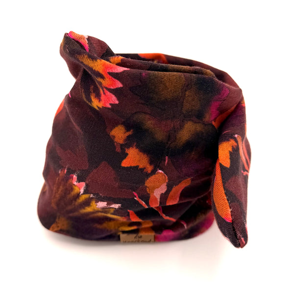 Drahthaarband breit - Herbstzauber Orange