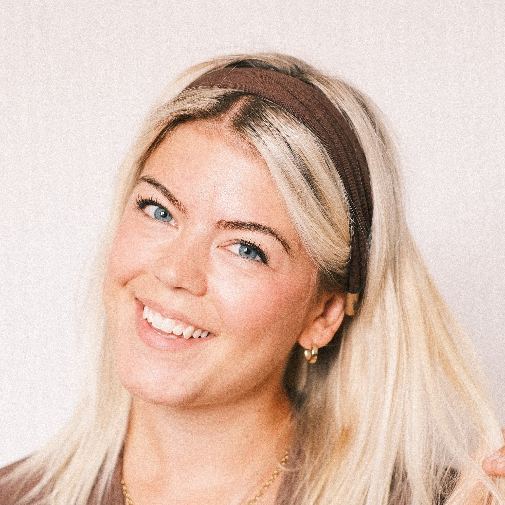 Sportband Breit – Kakaobraun