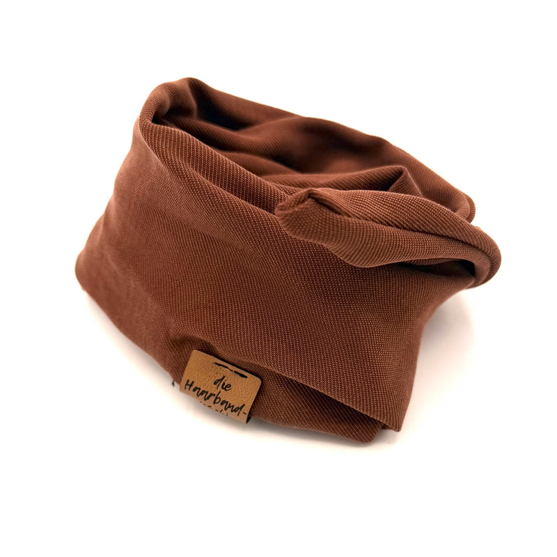 Drahthaarband Breit – Kastanie