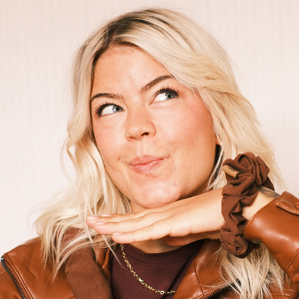 Scrunchie - Kastanie