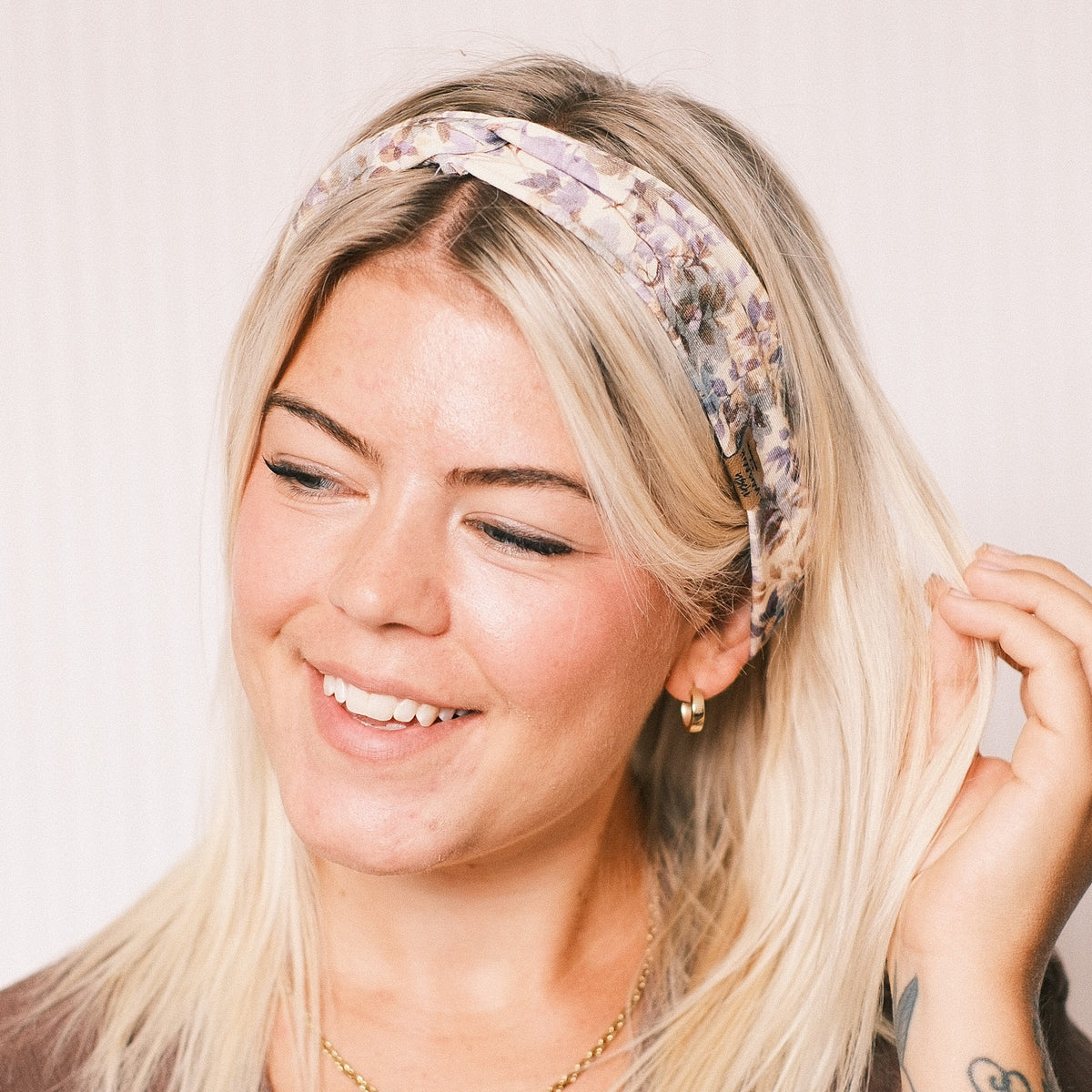 Basic Haarband – Lavendel Blüte