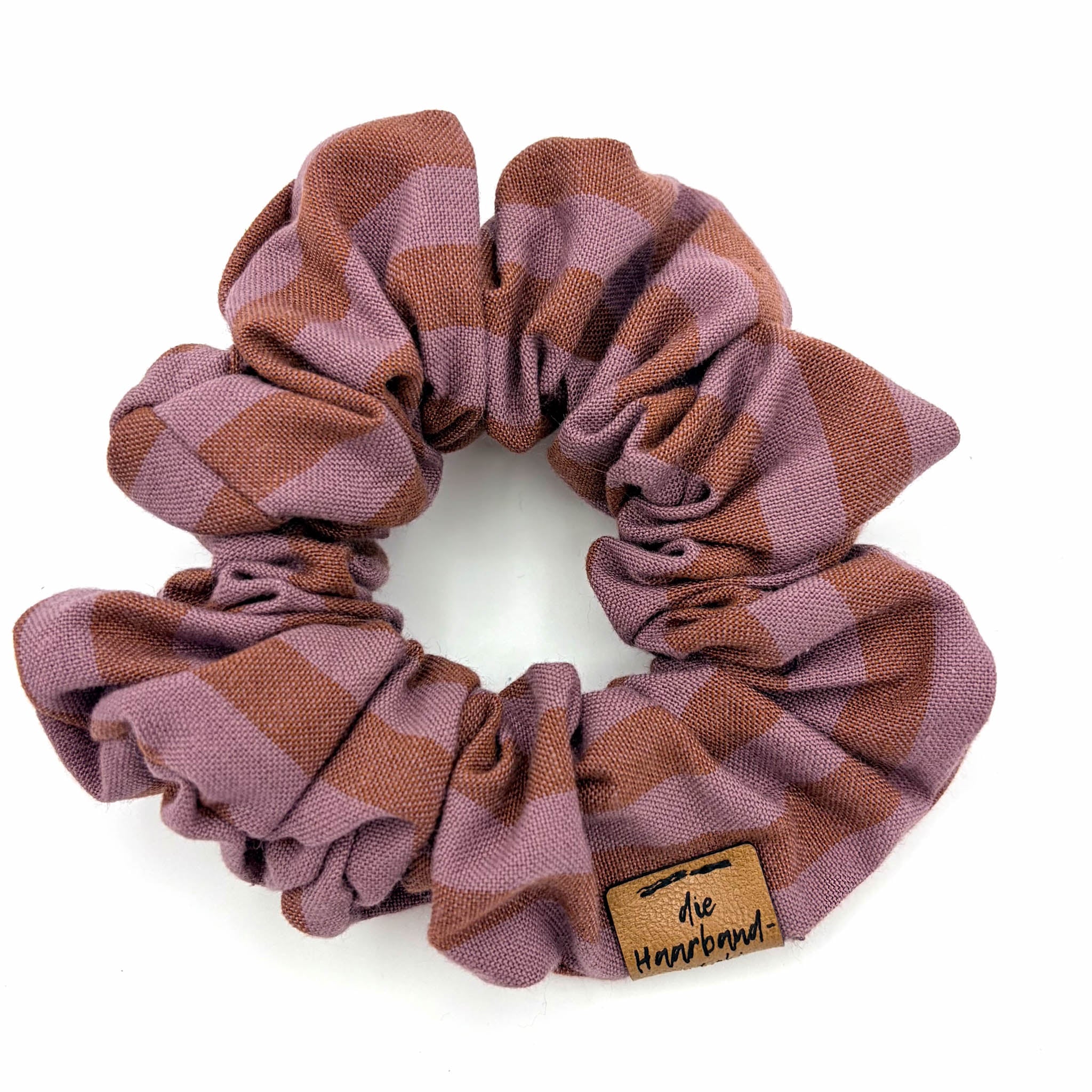Scrunchie – Lilastreifen