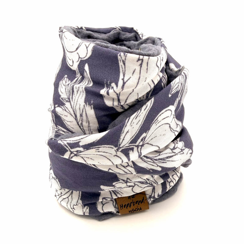 Drahthaarband 2 Seiten – Magnolienzeit Graublau