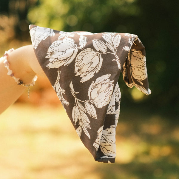 Bandana - Magnolienzeit Mokka