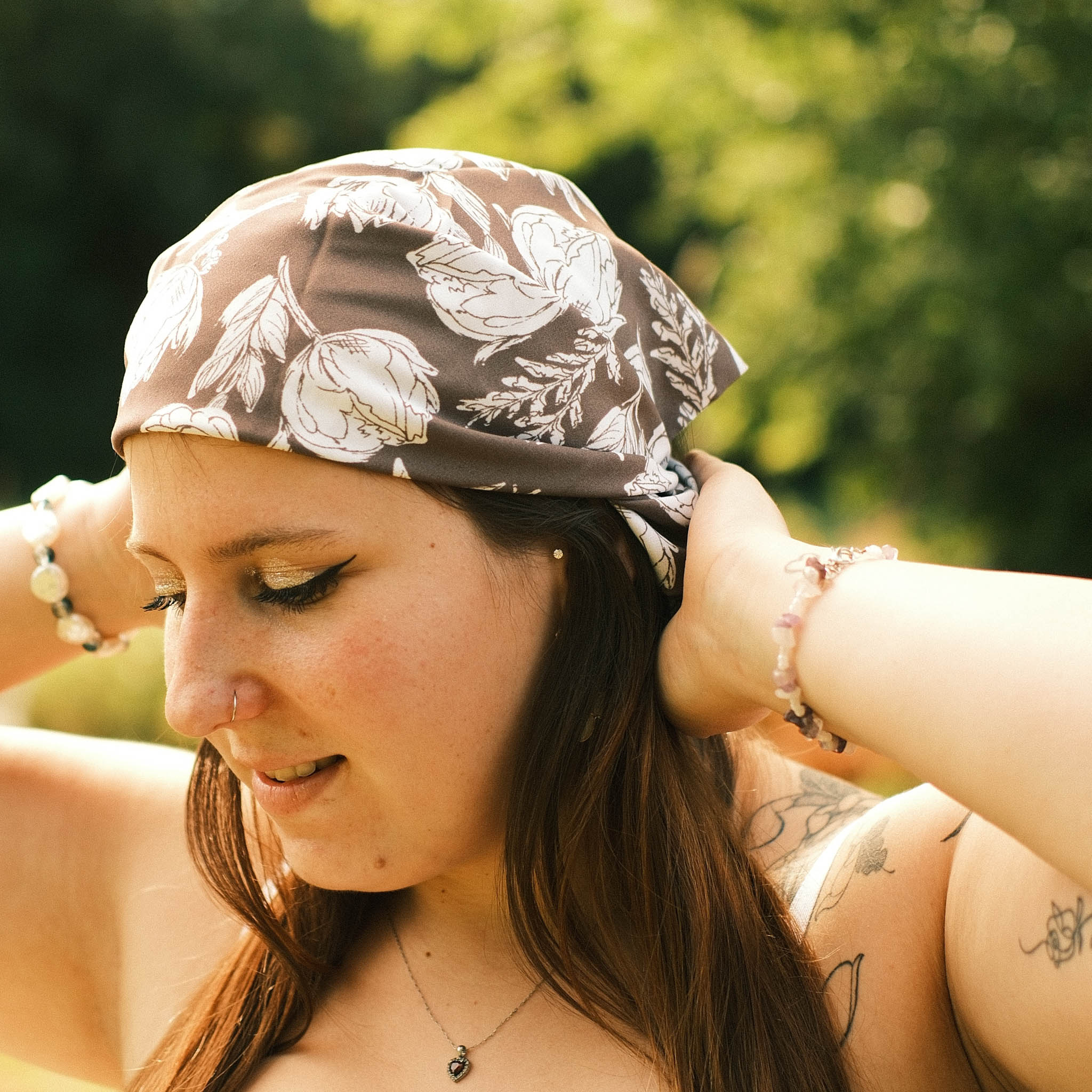 Bandana – Magnolienzeit Mokka