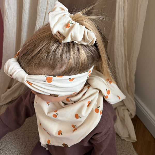 Kinder Scrunchie - Mandarinen