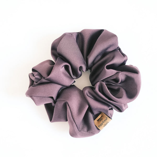 Big Scrunchie - Satin Mitternachtsviolette