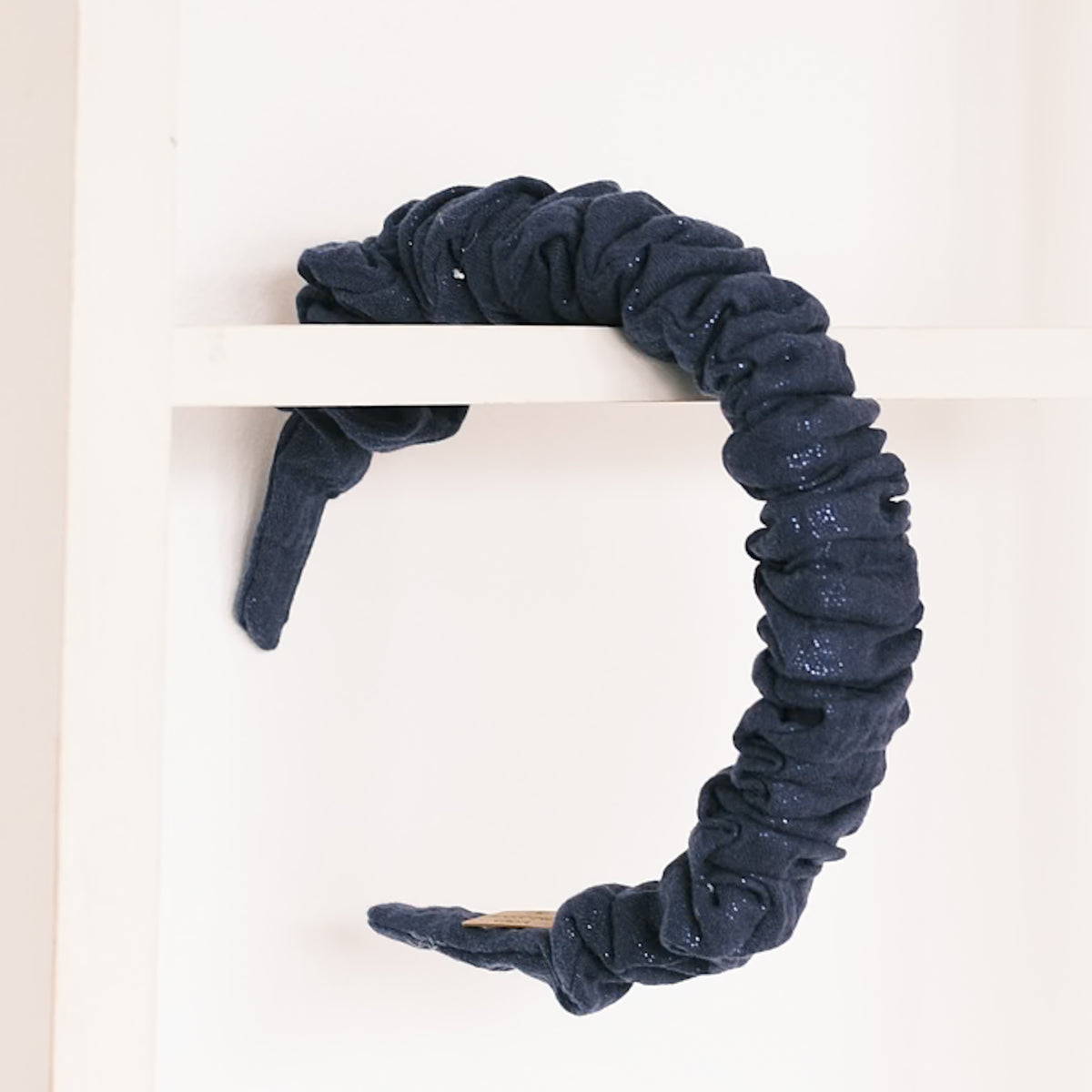 Ronja – Musselin Glitzer Blau