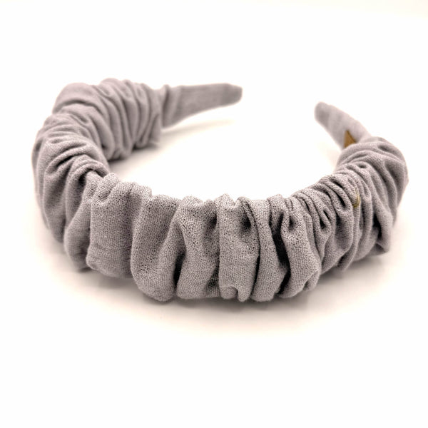 Ronja - Musselin Glitzer Grau