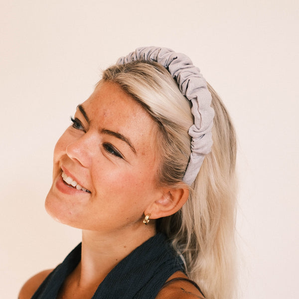 Ronja - Musselin Glitzer Grau