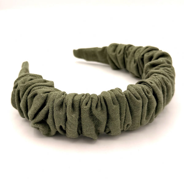 Ronja - Musselin Glitzer Khaki