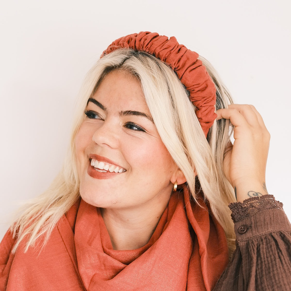 Ronja – Musselin Glitzer Rost