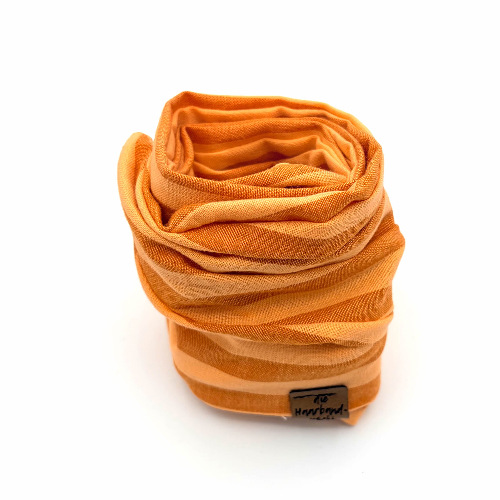 Drahthaarband Breit – Orangestreifen