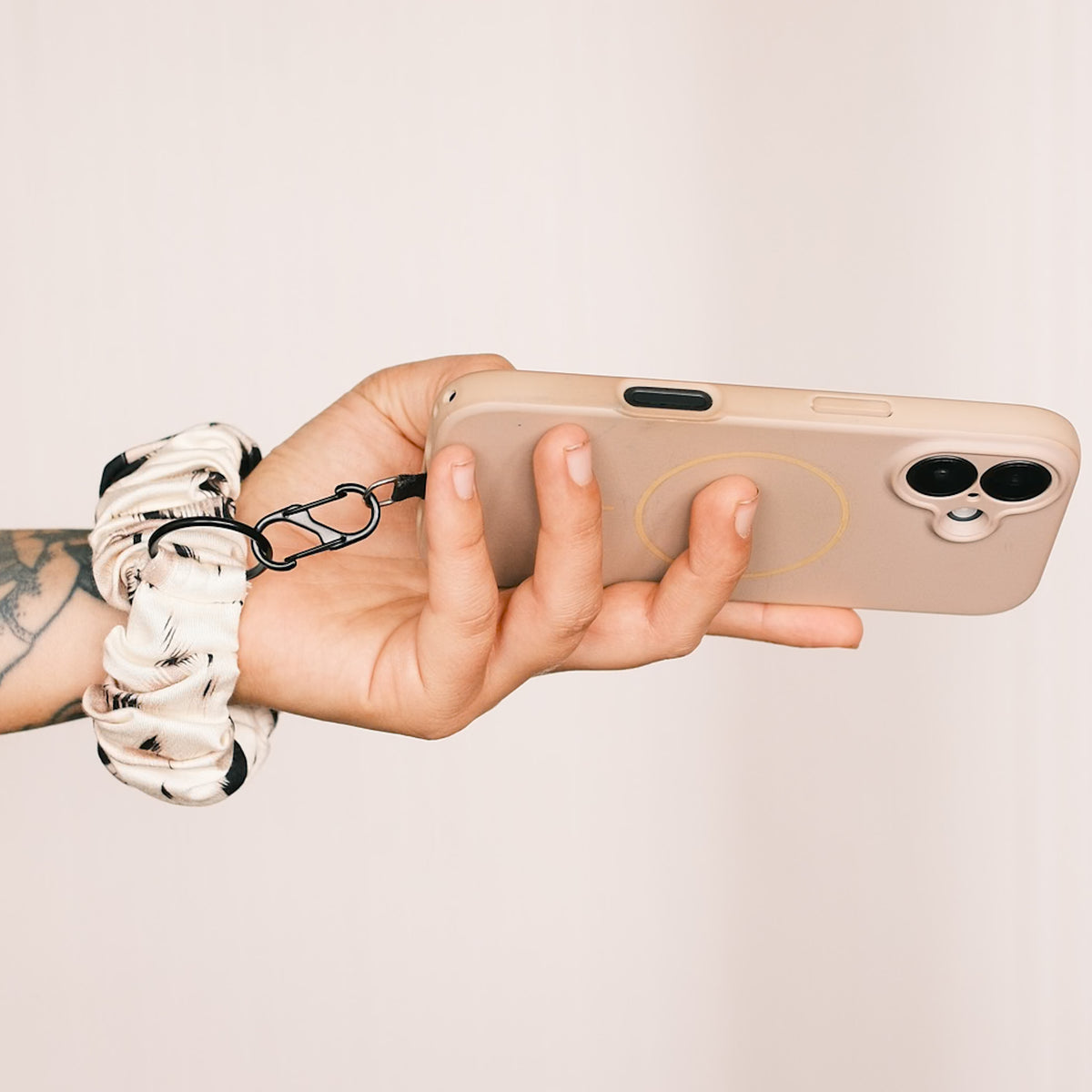 HandyScrunchie - Pinselstriche Natur