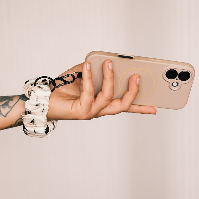 HandyScrunchie - Pinselstriche Natur