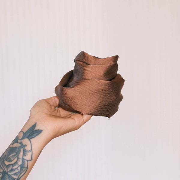 Drahthaarband breit - Satin Bronze