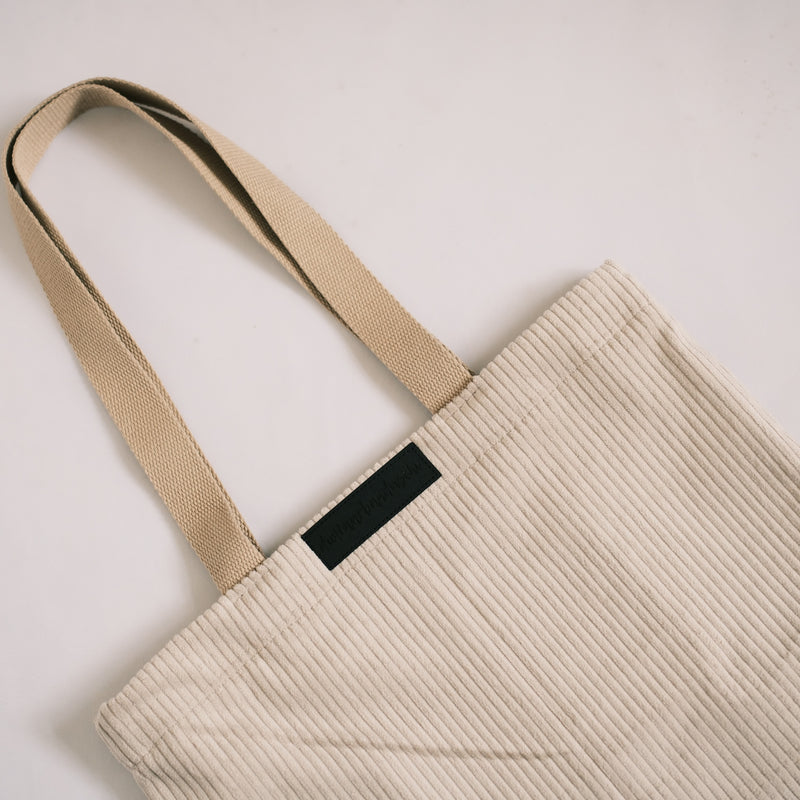 Shopper - Cord Beige