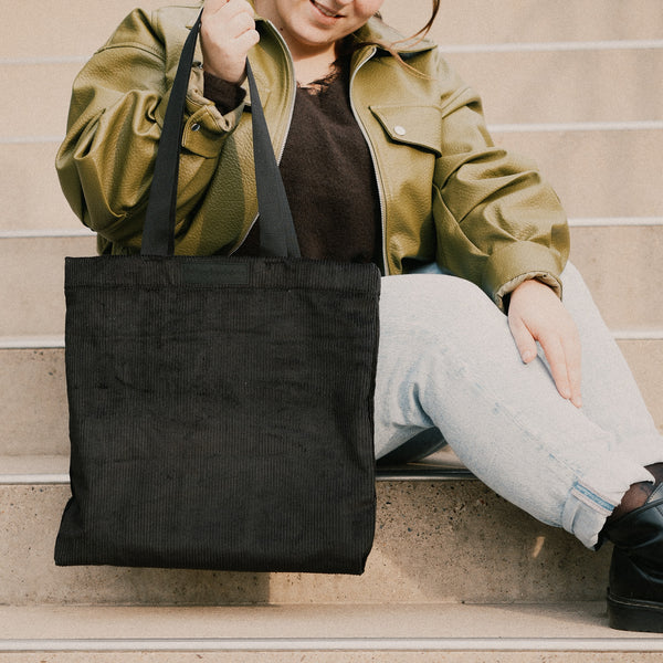 Shopper - Cord Schwarz