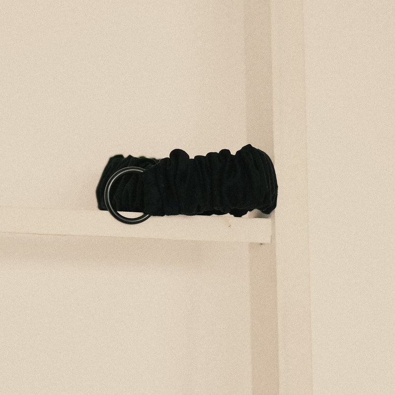 Handyscrunchie – Veganes Wildleder Schwarz