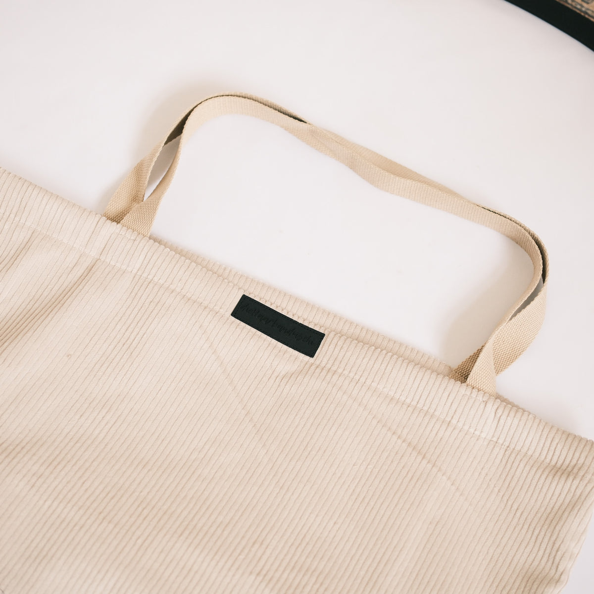 XL Shopper - Cord Beige
