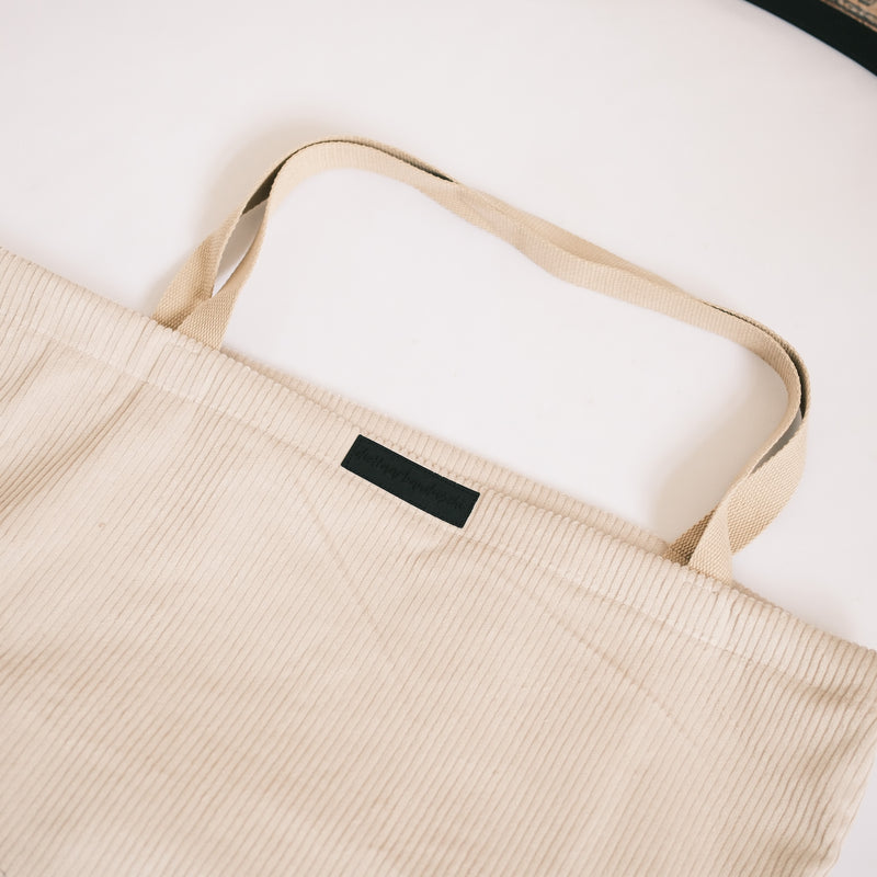 XL Shopper - Cord Beige