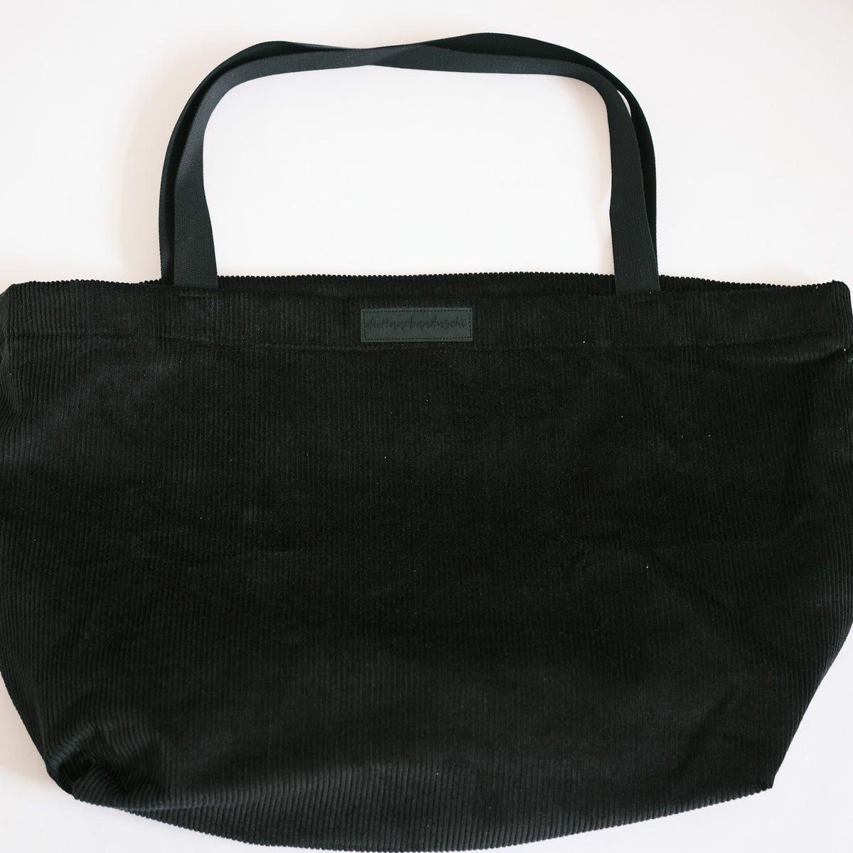 XL Shopper - Cord Schwarz