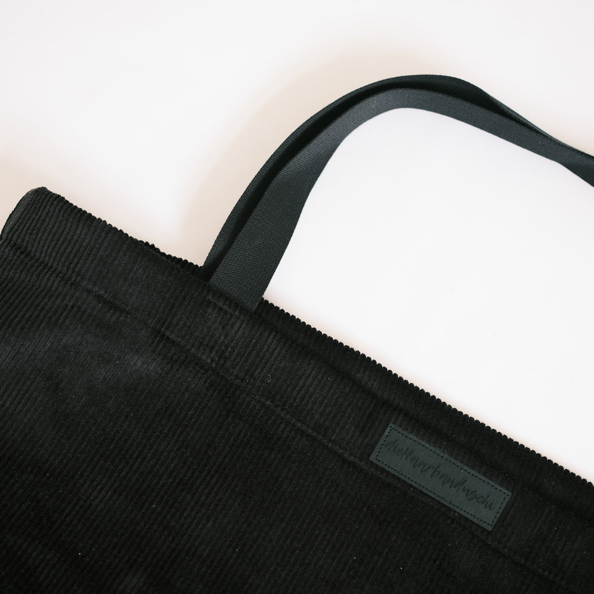 XL Shopper - Cord Schwarz