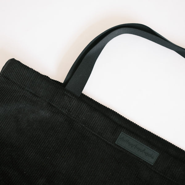 XL Shopper - Cord Schwarz