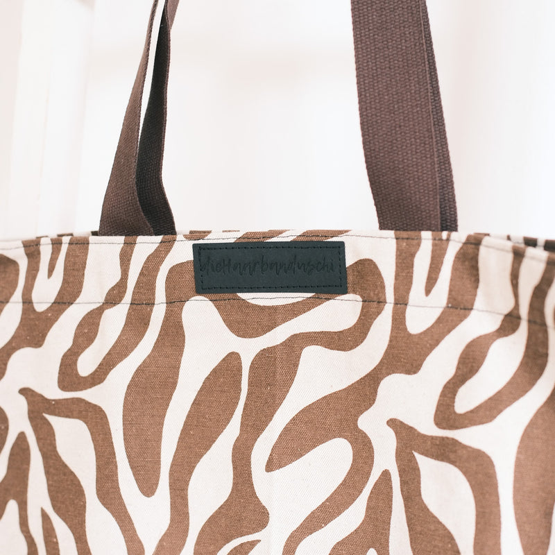 Shopper – Zebra Braun