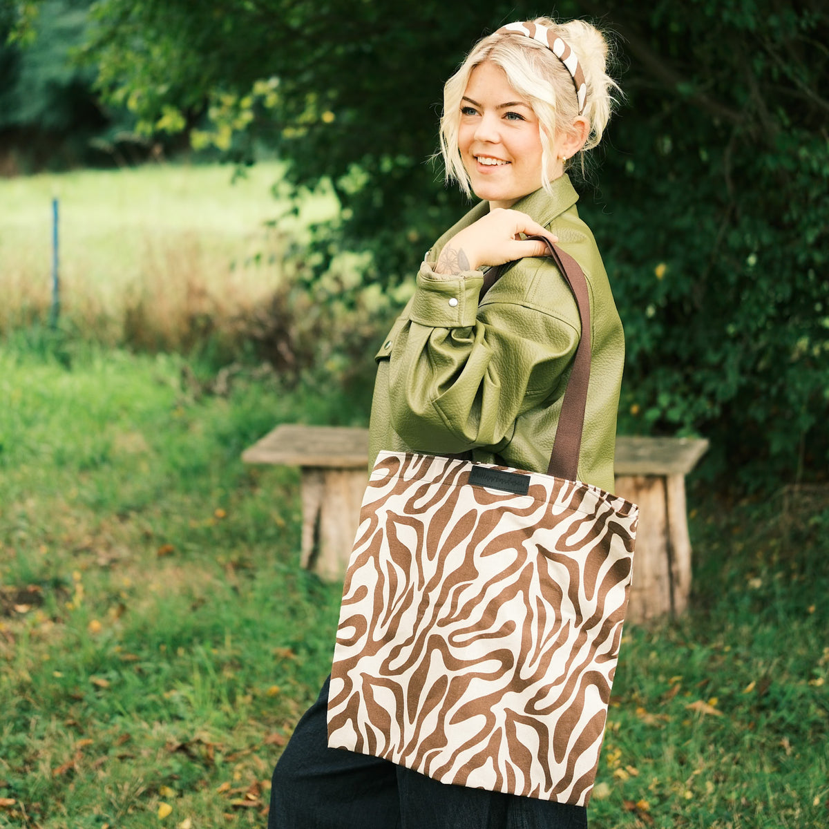 Shopper – Zebra Braun
