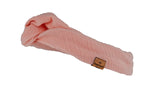 Drahthaarband Musselin rosa