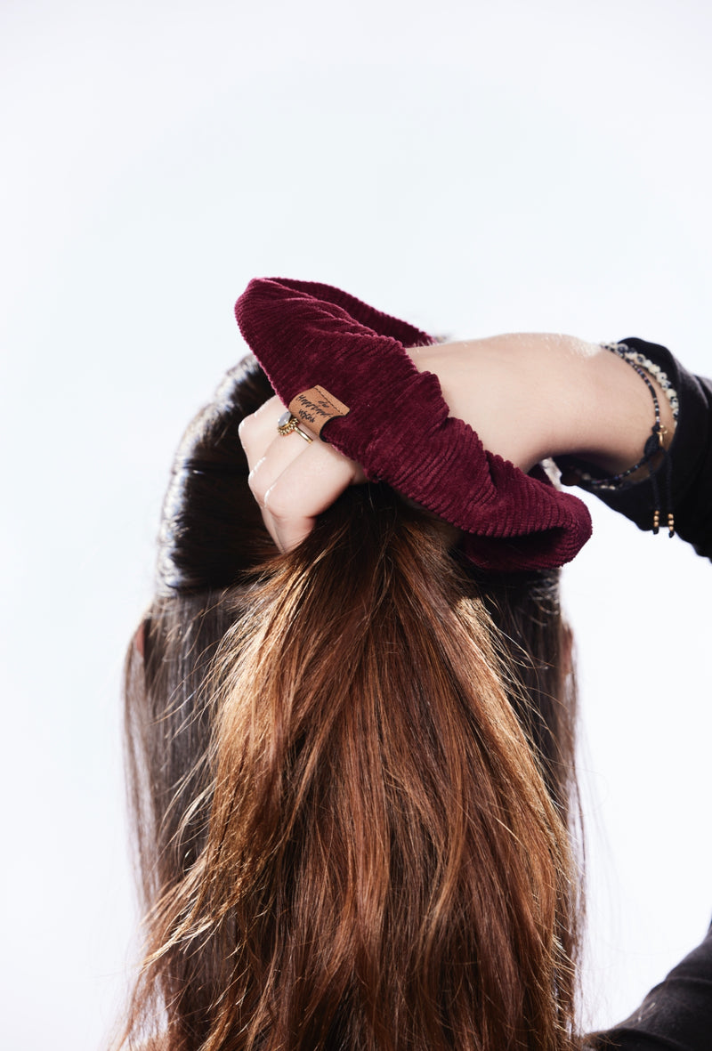 Scrunchie Cord Bordeaux