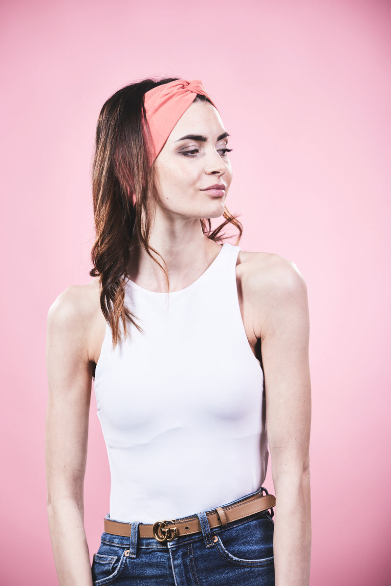Haarband Basic Summer coral