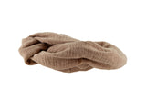 Drahthaarband Musselin beige